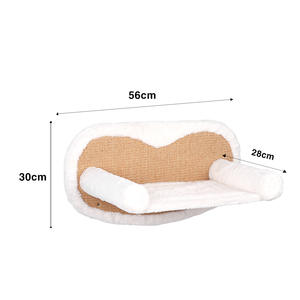 Marco de escalada de madera maciza para gatos, columna de pared suave y cómoda, suministros para montar en la pared, juguetes, hamaca para gatos - Product Image 2