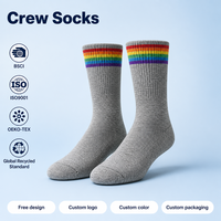 Chaussettes mi-mollet pour femmes et hommes, chaussettes décontractées en tricot côtelé, respirantes, douces, extensibles, pour toutes les saisons