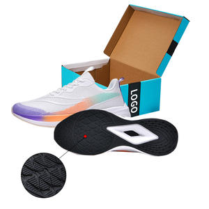 Zapatillas deportivas personalizadas para hombre, zapatillas deportivas informales de malla con perspectiva a la moda con logotipo - Product Image 3