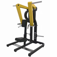 Equipo de gimnasio con placa cargada Máquina de fitness de fila baja