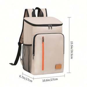 Custom Grocery <b>Picnic</b> <b>Bag</b> With Logo Wholesale Outdoor Zipper Insulated Backpack Leakproof Shoulder <b>Bag</b> - Product Image 6