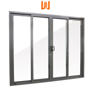 Lớn văn phòng hiện đại phân vùng Tempered Glass trượt Cửa Pháp cửa nhiệt phá vỡ nhôm cửa trượt - Product Image 6