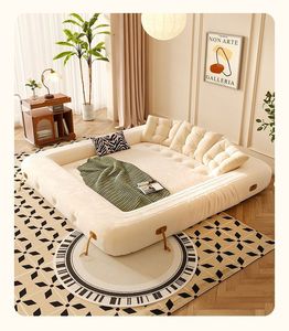 سرير سرير قابل للسحب سرير أريكة على شكل لتر شقة كوين - Product Image 4