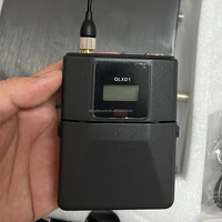 Systèmes sans fil professionnels en métal QLXD4 BETA58A : Microphone serre-tête, micro-cravate, micro portable UHF et micro de poche pour karaoké