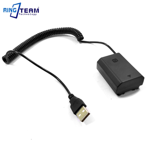 Adaptador de Cable en espiral USB NP FZ100 NP-FZ100, acoplador DC para cámara <span class=keywords><strong>Sony</strong></span> <span class=keywords><strong>ILCE</strong></span>-<span class=keywords><strong>9</strong></span> / ILCE9 / a9 / <span class=keywords><strong>ILCE</strong></span>-7RM3 / ILCE7RM3 / a7RM3 BC-QZ1 - Product Image 2