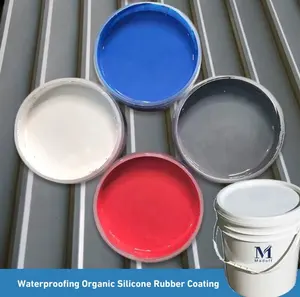 Silicone Waterproof Paint For Concrete Roof Waterproof Roof Top Coating Strong Leakage Sealing Paint