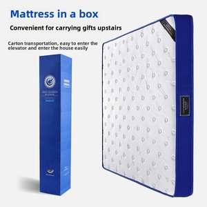 Colchón Ortopédico de Alta Calidad, Anti-decúbito, Híbrido de Espuma de Látex y Resortes, Suave, 20 cm, Enrollable, Apto para Muebles de Hogar y Apartamentos - Product Image 1