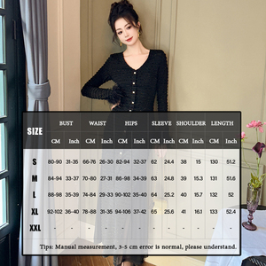 ZYHT 40164 oro nero Maxi abito Casual a collo singolo a manica lunga da donna in maglia <span class=keywords><strong>con</strong></span> <span class=keywords><strong>spacco</strong></span> anteriore abito sirena <span class=keywords><strong>con</strong></span> pelliccia - Product Image 6