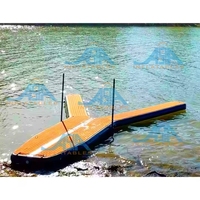 Ponton flottant gonflable en Y de qualité commerciale, robuste, avec technologie Drop-Stitch, pour le stationnement et le stockage de bateaux, marinas et stations balnéaires