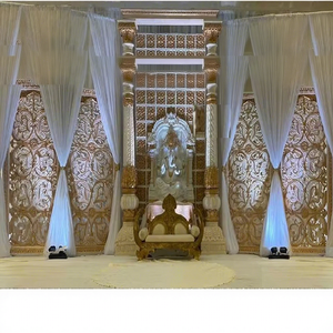 Mariage indien du sud Ganesha scène mariage traditionnel Ganesha thème scène Tamilian mariage scène décoration configuration - Product Image 1