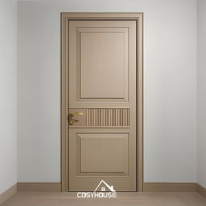 Trung Quốc nguồn nhà máy tùy chỉnh căn hộ sơn cửa gỗ sơn cửa gỗ rắn cao cấp cao cấp nội thất cửa khách sạn - Product Image 1