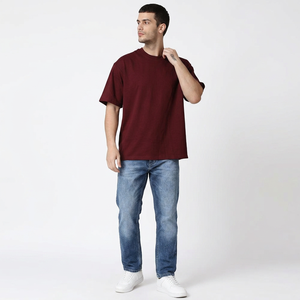 Camiseta Formal de Manga Corta con Cuello Redondo, 100% Algodón, Anti-Pilling, Talla Grande, Fabricación Profesional, Precio de Fábrica, Servicio OEM, Venta al Por Mayor - Product Image 1