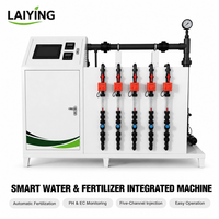 Sistema de Inyección de Fertilizantes con Pantalla Táctil para Flores, Sistema de Fertirrigación Automatizado de 8 Canales para Invernaderos y Viveros