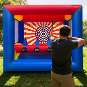Cible de tir à l'arc gonflable en PVC commercial, jeu de tir à la balle flottante, stand interactif de lancer pour événements extérieurs - Product Image 3