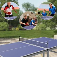 Table de ping-pong pliable, imperméable, durable et portable pour les sports de plein air, la maison, la salle de sport et le fitness