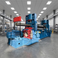 BOST Bestseller Automatische 3-Rollen Mechanische Blechbiegemaschine für Stahlblech Metallrundblech Biegemaschine