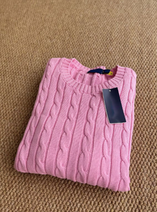 <span class=keywords><strong>Pull</strong></span> à manches longues RL pour homme, 100% coton, col roulé, tricoté RL avec logo brodé en points torsadés, pulls Lauren - Product Image 5
