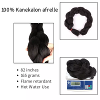 Mèches à Tresser Synthétiques Yaki Jumbo Ombré pour Tresses Africaines au Crochet, 24 Pouces