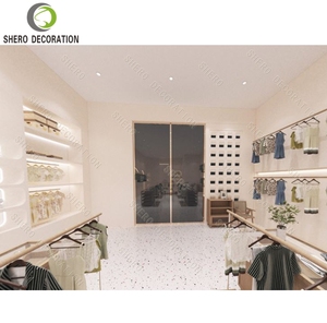 Diseño Moderno para Tienda de Bebés, Exhibidor de Ropa Metálico de Pared, Personalizable y Duradero, Muebles para Tienda de Ropa de Lujo - Product Image 6