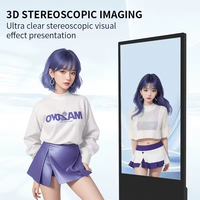 Máquina de Hologramas Digitales con IA Inteligente, Pantalla Táctil Full HD, Animación Gráfica, Asistente de Voz para Universidades y Centros Comerciales
