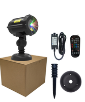 Lumière laser de jardin RGB pour Noël, effet luciole, étanche IP65, télécommande RF, pour cour, pelouse, parc, patio, allée, décoration de vacances, hiver