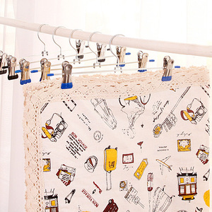 Soumei Hidemi Stainless Steel Pant <b>Clips</b> Hangers Anti Slip <b>Hook</b> Type Clothing Organizer Rectangle Minimalist Style A0483 - Product Image 4
