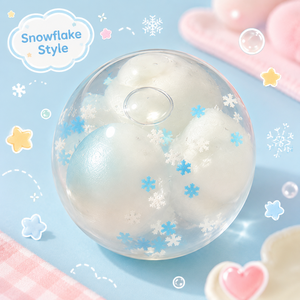 Dessert Inspired Squishy Toy <b>Clear</b> <b>Jelly</b> Stress Reliever Soft Fidget Ball for Toy Giveaways - Product Image 4
