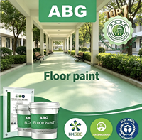 Revêtement de sol époxy antidérapant résistant au sang avec joint sanitaire, peinture époxy facile à nettoyer pour abattoir et atelier