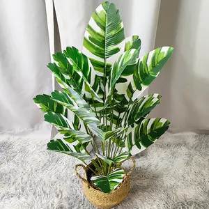 Garden Decoration Plant Bouquet Landscaping Fake Tree Plantain Leaf Green Plant Banana Plant Artificial