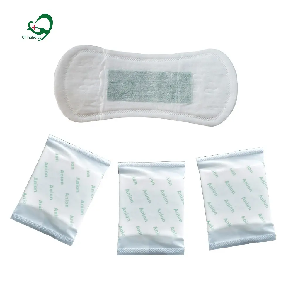 Marque distributeur personnalisée shuya produits de santé féminine serviette hygiénique Anion protège-slip Liner