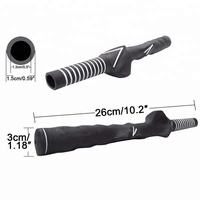 Accessoire d'entraînement de golf personnalisé, grip de club de golf en caoutchouc antidérapant, entraîneur ergonomique de golf pour améliorer la stabilité du swing