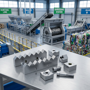 Cuchillas Industriales Multieje para Trituradoras, Discos de Corte de Acero Aleado de Alto Rendimiento y Cuchillos Rotatorios para Sistemas de Reciclaje de Residuos - Product Image 2