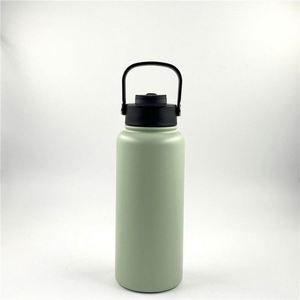 Bouteille d'eau isotherme portable en acier inoxydable de 1 L, gravée avec logo personnalisé, idéale pour les événements de course et de marche – Meilleure vente - Product Image 3
