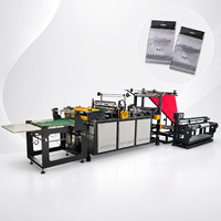 Machine de fabrication de sacs à soufflets multifonction avec scellage ultrasonique et perforation pour sacs à vêtements en BOPP