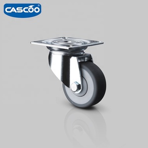 CASCOO 50mm Schwenk gummi Medical <span class=keywords><strong>Caster</strong></span> Wheels für alle Größen Schränke Polypropylen Material mit Bruch für medizinische Geräte - Product Image 3