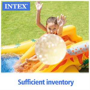 INTEX 57444 Sue piscine gonflable pour enfants maison bébé <span class=keywords><strong>pataugeoire</strong></span> <span class=keywords><strong>toboggan</strong></span> étang de pulvérisation épaissi océan piscine à balles - Product Image 3