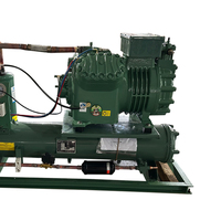 Prix usine 15hp refroidisseur refroidi à l'eau unité de condensation 380V pour moteur de pompe à compresseur Bitzer pour réfrigération de stockage à froid