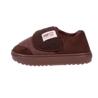 Chaussons d'intérieur en polaire pour femmes, été automne, dessus en polyester, doublure en peluche, semelle EVA antidérapante, doux, vente en gros OEM