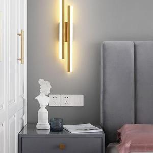 New Design Nordic Long Strip <b>Wall</b> Lamp Porch Corridor Bedroom Aisle Aluminum 2 <b>Light</b> <b>Wall</b> <b>Sconces</b> - Product Image 3