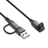 Câble de données et de chargement micro-USB rapide 5A 2-en-1 compatible avec les montres et écouteurs Garmin Fenix 8/7S 5X/6S Venu 2S