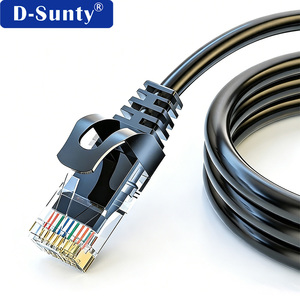 Cable Ethernet de Red de Alta Velocidad para Interiores, Cat6 UTP, PVC Redondo, Cobre, 24AWG 26AWG 28AWG, 305m, Suministro de Fábrica, 0.5-100m - Product Image 5