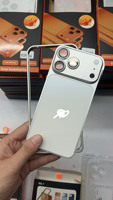 Nouvelle coque de téléphone antichoc en alliage d'aluminium avec panneau arrière transformable instantanément en 17 Pro Max pour iPhone 18 17 16 15 Pro Max