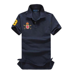 <span class=keywords><strong>Paul</strong></span> Top T-shirt pour Polo XL Chemise à manches courtes en tissu tricoté anti-rides surdimensionné Broderie 3D Design Solide - Product Image 4