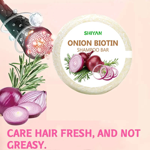 <span class=keywords><strong>Savon</strong></span> <span class=keywords><strong>Shampoing</strong></span> à l'Oignon et à la Biotine, Convient à Tous les Types de Cheveux, Hydratant et Lissant, Riche en Extrait de Romarin - Product Image 2