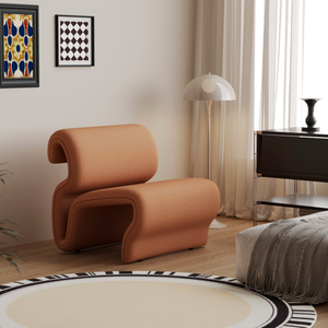 Ghế thư giãn đơn giản, kiểu dáng độc đáo, chất liệu PU, dành cho phòng ngủ, phòng khách, phong cách sống hiện đại, dành cho người nổi tiếng trên mạng. - Product Image 6