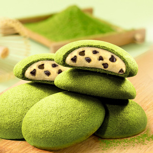 Bocadillos populares Matcha Sabor Galleta Sándwich <span class=keywords><strong>Galletas</strong></span> 96G sándwich <span class=keywords><strong>galletas</strong></span> Bocadillos asiáticos - Product Image 2