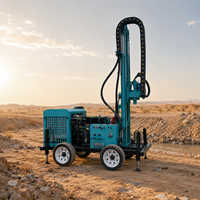 Foreuse pneumatique de construction FY-350L Diesel 350m avec pompe à engrenages pour forage de puits d'eau, équipement de forage sur roues
