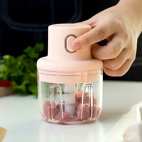 Presse-ail, hachoir à ail, mini hachoir électrique portable multifonctionnel, coupe-ail en ABS de qualité alimentaire, recharge USB, manuel, écologique