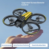 Drone FPV sans balais M23 avec écran intégré, photographie aérienne HD, mini quadricoptère, jouet d'avion RC, transmission vidéo en temps réel
