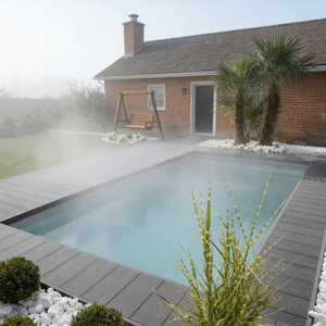 Piscina circular de fibra de vidrio usada, piscina de 6 m, piscina con ventana de vidrio, máquina de piscina con olas, cama solar para piscina - Product Image 4